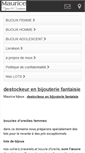 Mobile Screenshot of mauricebijoux.com